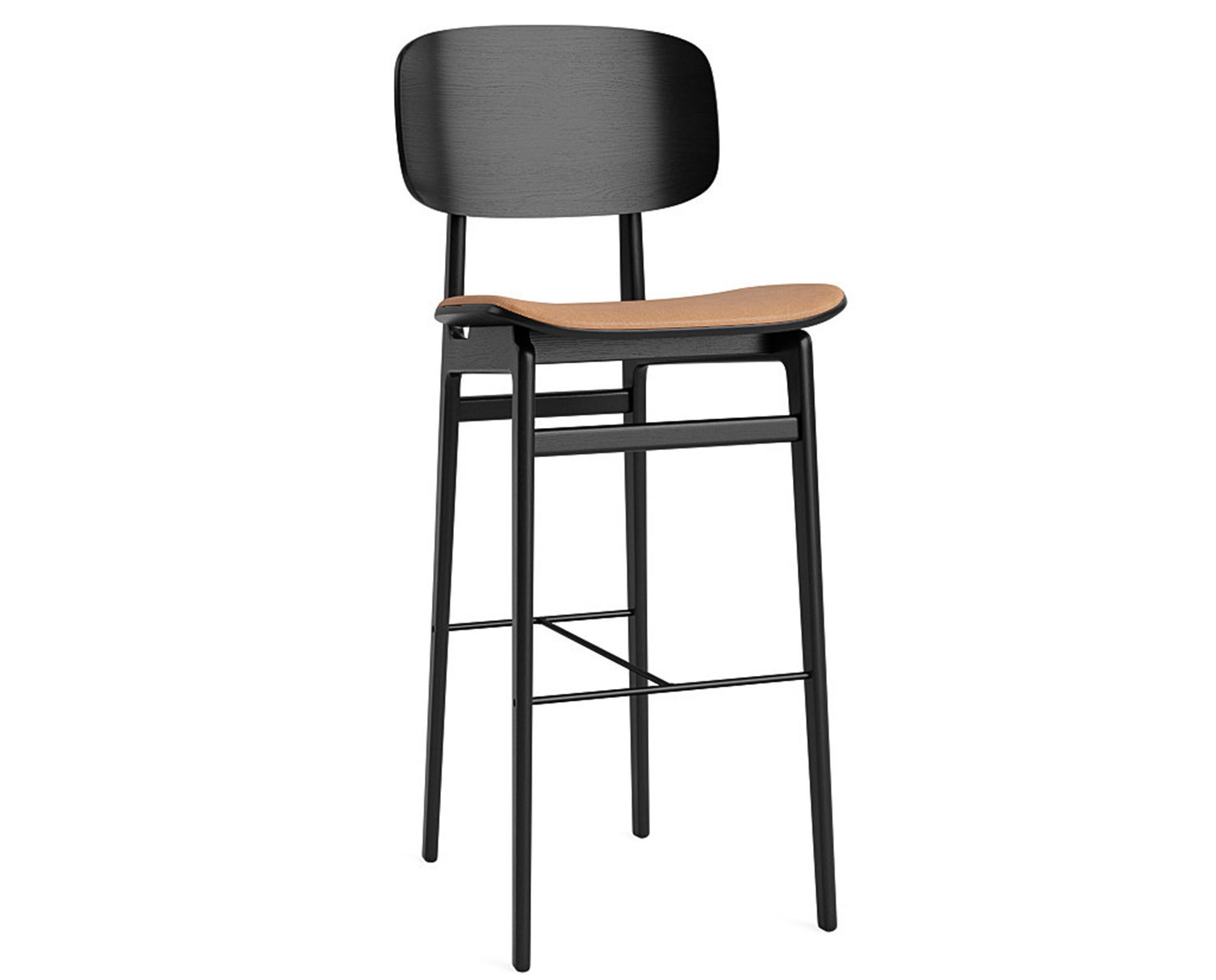 NORR11_NY11BarChair75_Black_DunesCamel