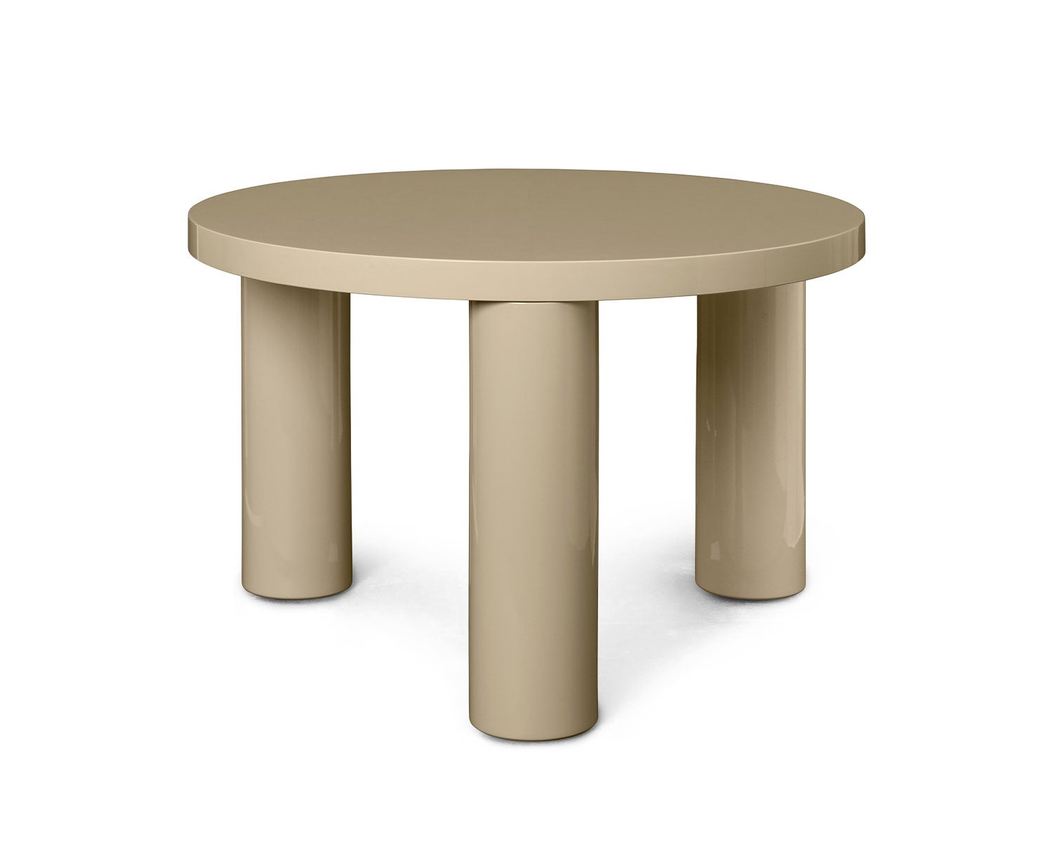 Post Soffbord Ø65 Cashmere