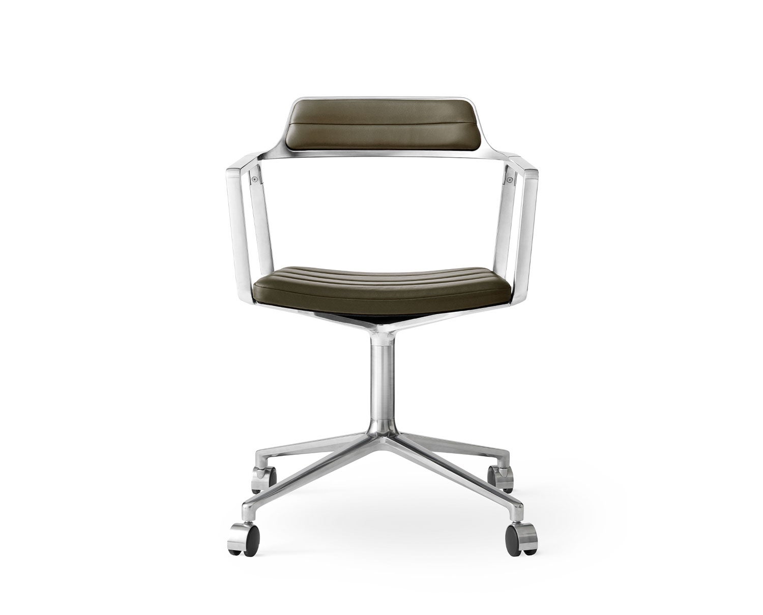 vipp-452-swivel-chair-polished-green-leather-castors-02