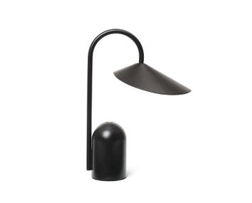 Arum Portabel Lampa i färgen Black