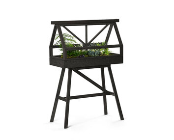 Greenhouse-Vaxthus-Svart