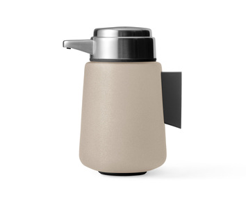 Vipp-9-Soap-Dispenser-Beige-Wall